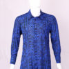 Blue and black designer shirt