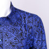 Blue and black designer shirt - Image 2